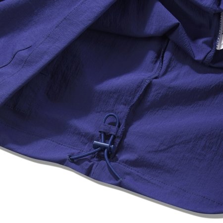 반팔 밴드넥 아노락 다크블루