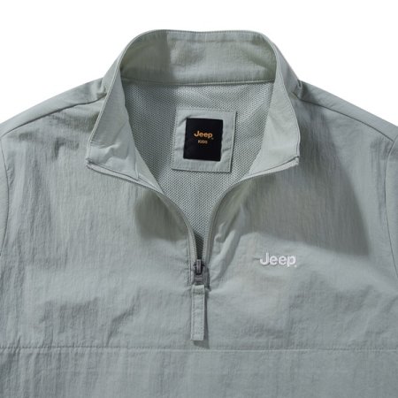 반팔 밴드넥 아노락 민트