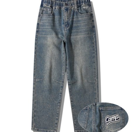 캠프 배기핏 데님