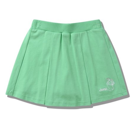 지프 배낭곰 핀턱 스커트