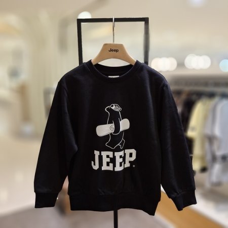 저가보드곰 맨투맨BK