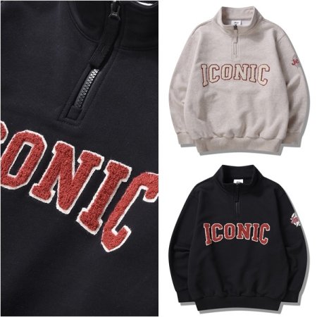 지프키즈 아이코닉 반넥 맨투맨