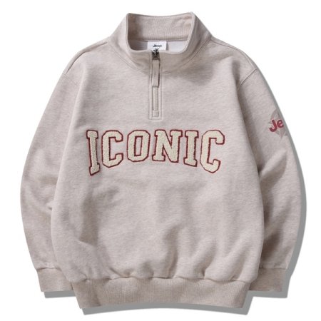 지프키즈 아이코닉 반넥 맨투맨