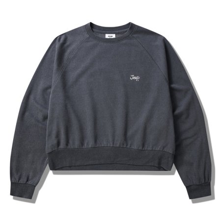 빈티지 곰 크롭 맨투맨 GR