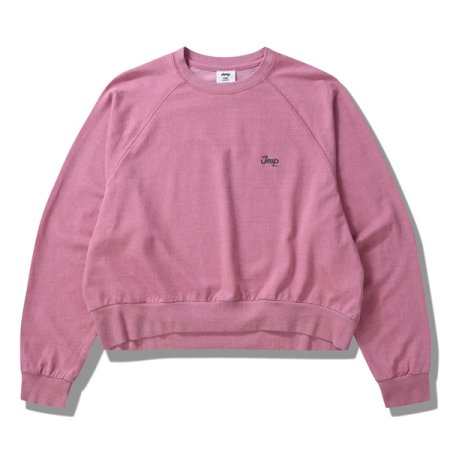 빈티지 곰 크롭 맨투맨 PK