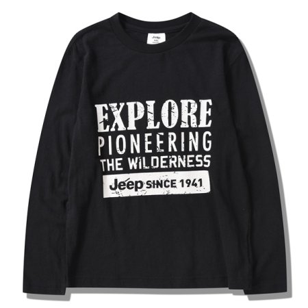 빈티지 익스플로어 긴팔티 BK