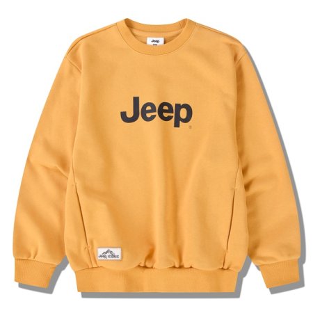 소문자 지프프린팅 맨투맨 YE