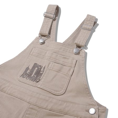 아이코닉 프린트 우븐 오버롤