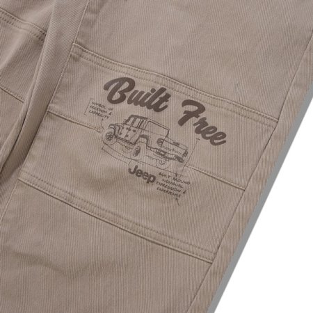 아이코닉 프린트 우븐 오버롤