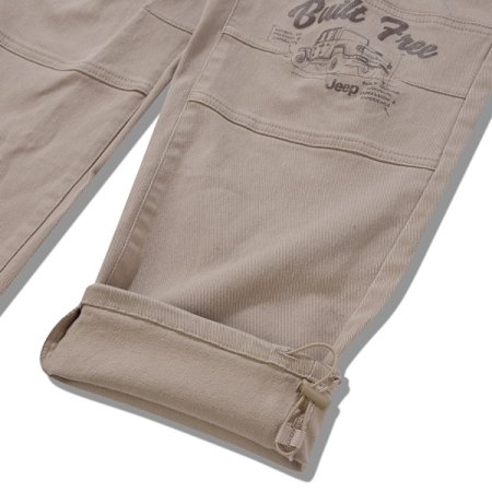 아이코닉 프린트 우븐 오버롤