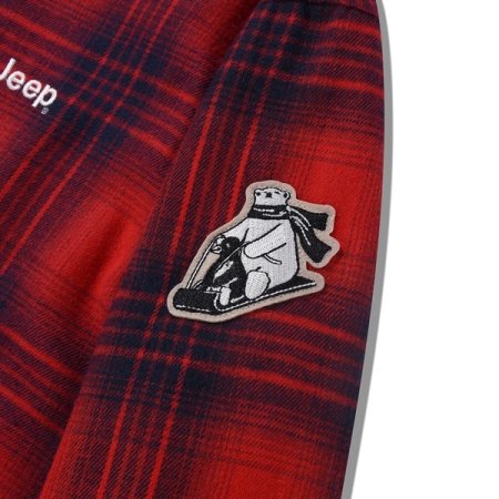 곰와펜 체크셔츠