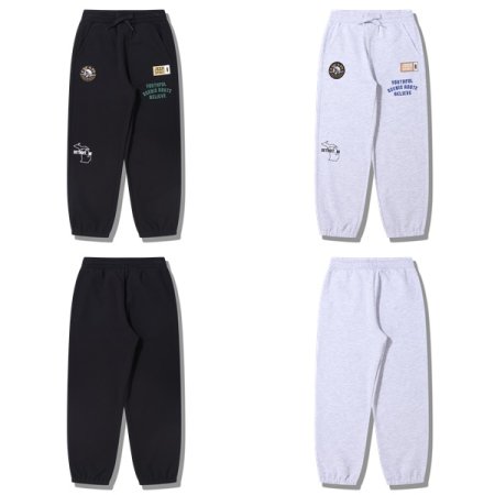 이스케이프 와펜 프린트 조거