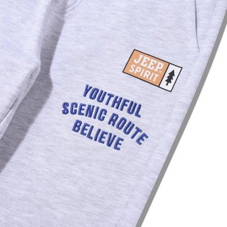 이스케이프 와펜 프린트 조거