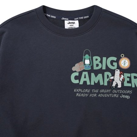 빅 캠퍼 자수 맨투맨