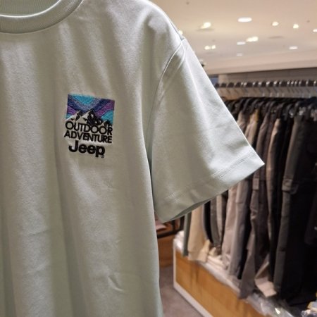 O2R아웃도어 프린트 티셔츠