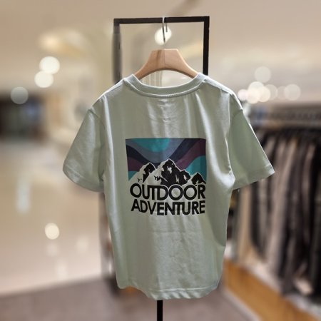 O2R아웃도어 프린트 티셔츠
