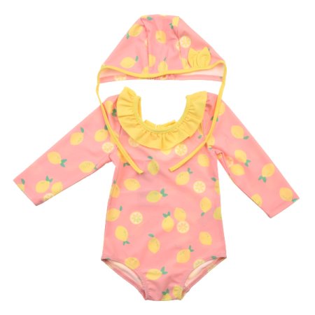 란레몬수영복모자