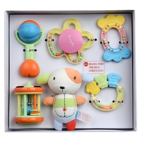 퍼피옥수수딸랑이세트6PCS