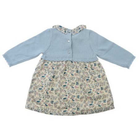 클라데이니트배색원피스