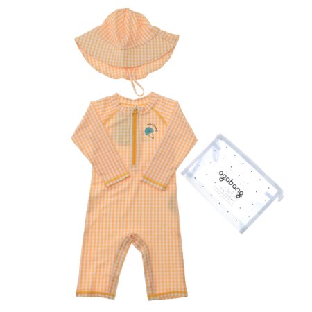 소프트체크올인원수영복모자