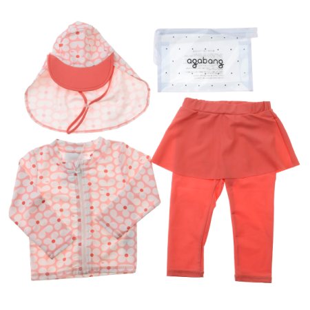 플라워래쉬가드모자