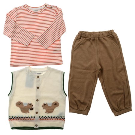 지니다람쥐조끼3세트