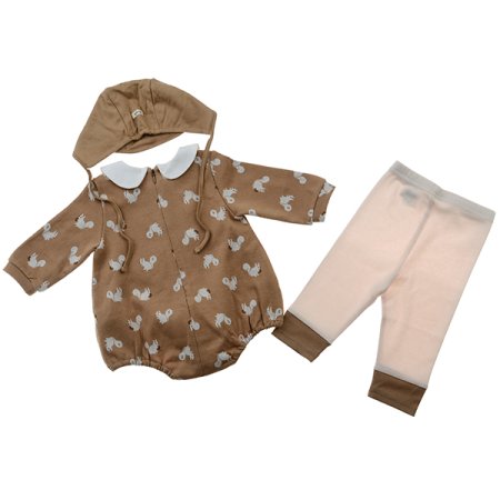 지니다람쥐바디수트상하모자