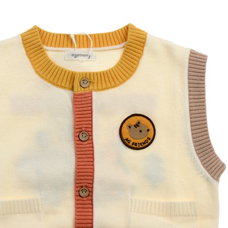 클린애니멀즈니트조끼