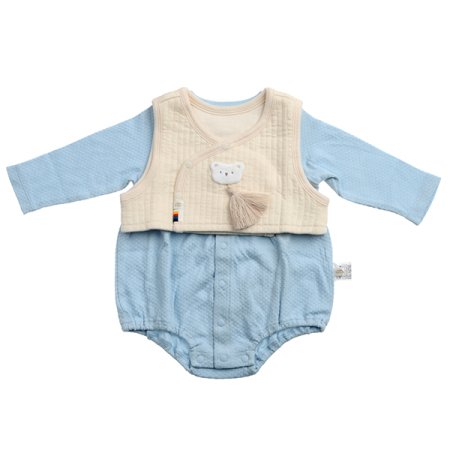 보리모달바디수트조끼세트