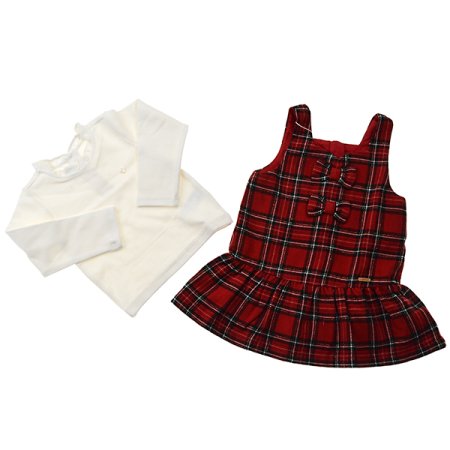 샬롯체크원피스세트