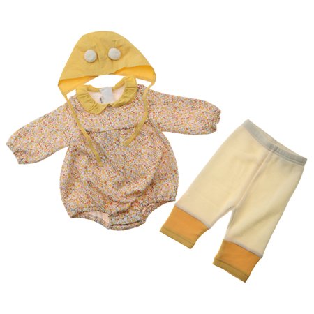 델리플라워바디수트세트모자