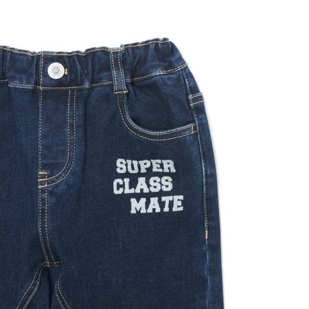 롤업 배기 데님 팬츠