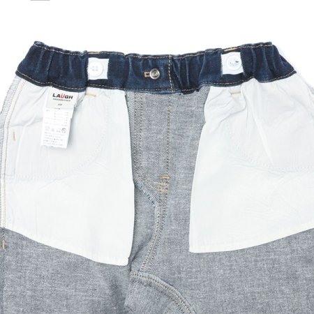 롤업 배기 데님 팬츠