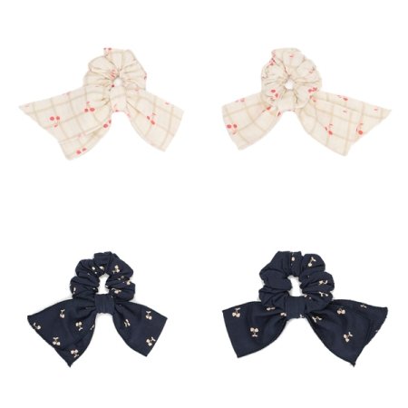 체리 리본 머리끈 택1