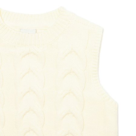 케이블 니트 베스트