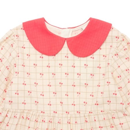 체리 레드 카라 원피스 BE