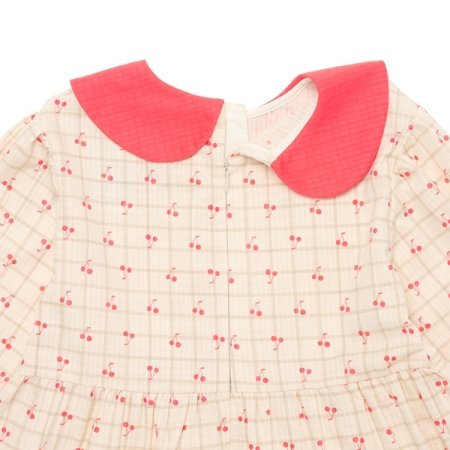 체리 레드 카라 원피스 BE