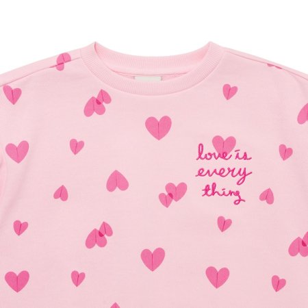 핑크하트 맨투맨 PK