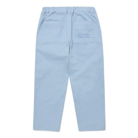 일자핏 우븐팬츠 BL