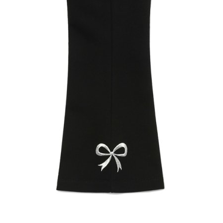 부츠컷 스웨트 팬츠 BK