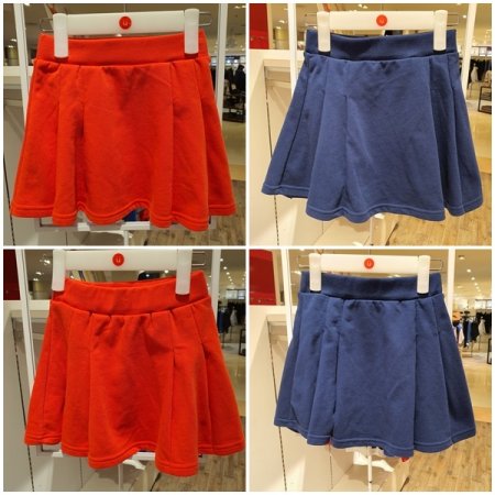 저지 플리츠 스커트 택1