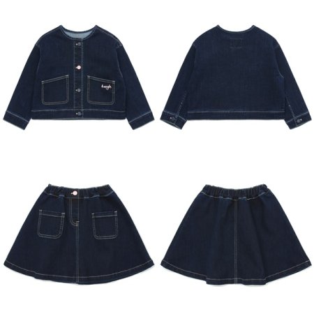 청자켓 스커트 상하세트