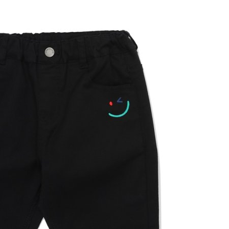 일자 치노팬츠 BK