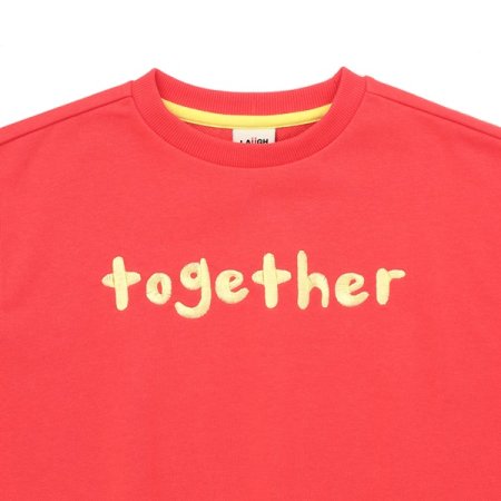 스마일 맨투맨 스커트 상하세트