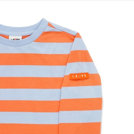 스트라이프 긴팔 티셔츠 OR