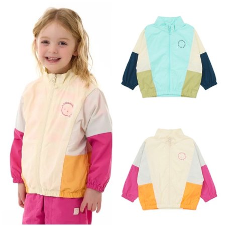 컬러블럭 바람막이 택1