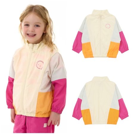 컬러 블럭 바람막이 PK