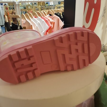 플라워 레인부츠