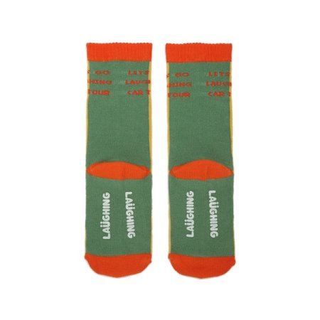 컬러배색 롱레귤러 양말 택1