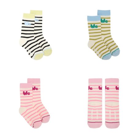 스트라이프 롱레귤러 양말 택1